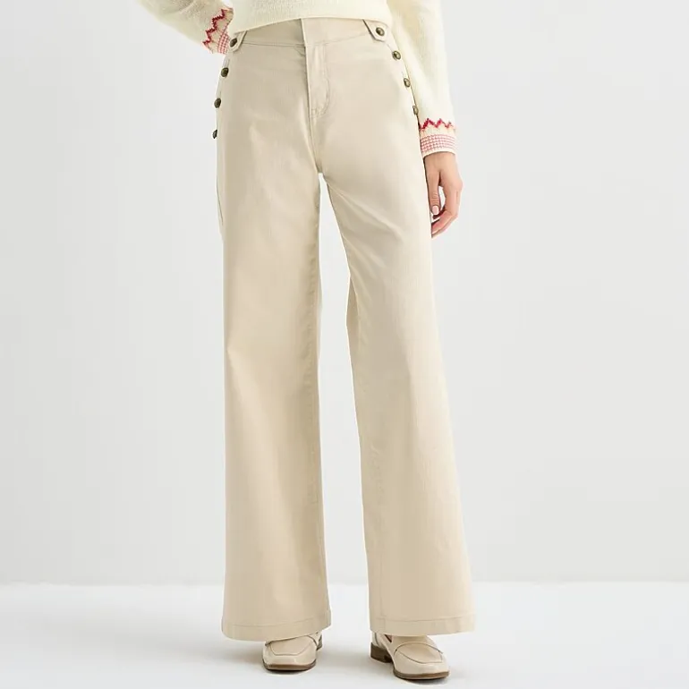 St. John's Bay Womens Tall High Rise Wide Leg Jean
