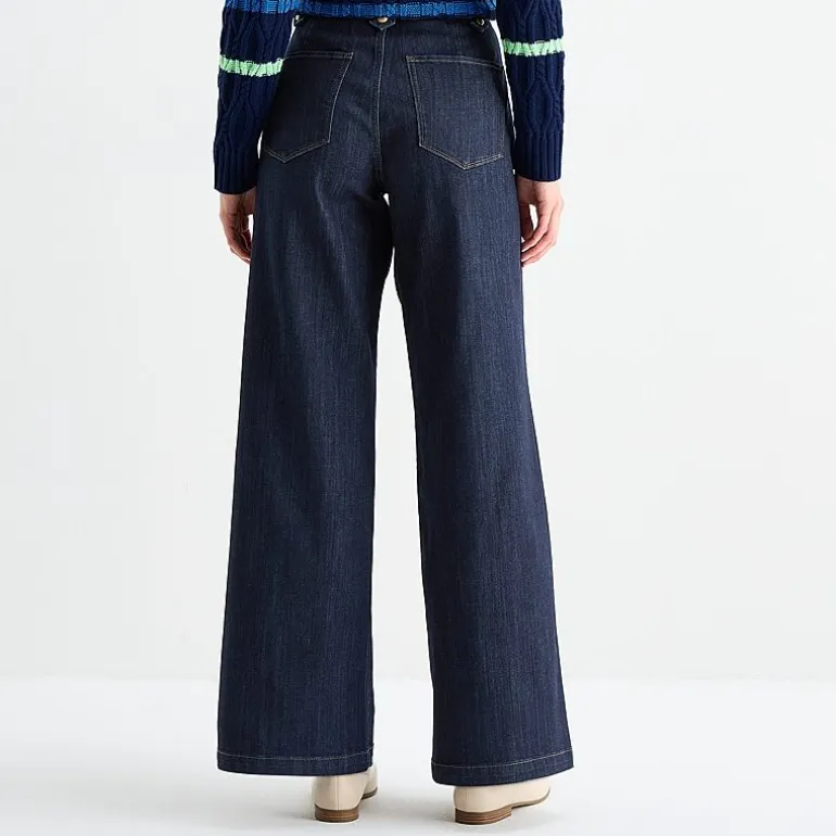 St. John's Bay Womens Tall High Rise Wide Leg Jean