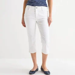 St. John's Bay Womens Tall Mid Rise Capri Jean