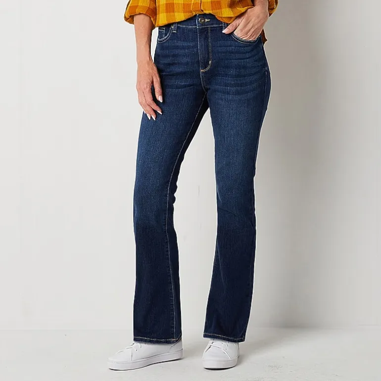 St. John's Bay Womens Tall Mid Rise Bootcut Jean