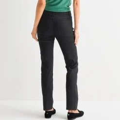 St. John's Bay Womens Tall Mid Rise Stretch Fabric Straight Leg Jean