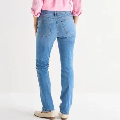 St. John's Bay Womens Tall Mid Rise Stretch Fabric Straight Leg Jean