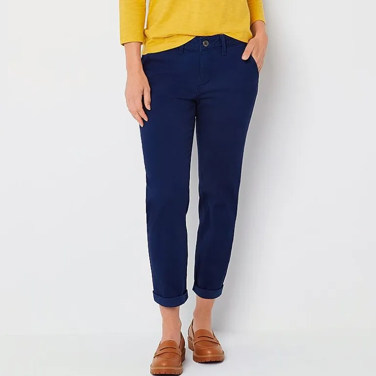 St. John's Bay Womens Tall Straight Mid Rise Pant