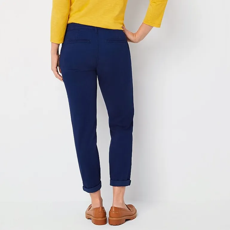 St. John's Bay Womens Tall Straight Mid Rise Pant