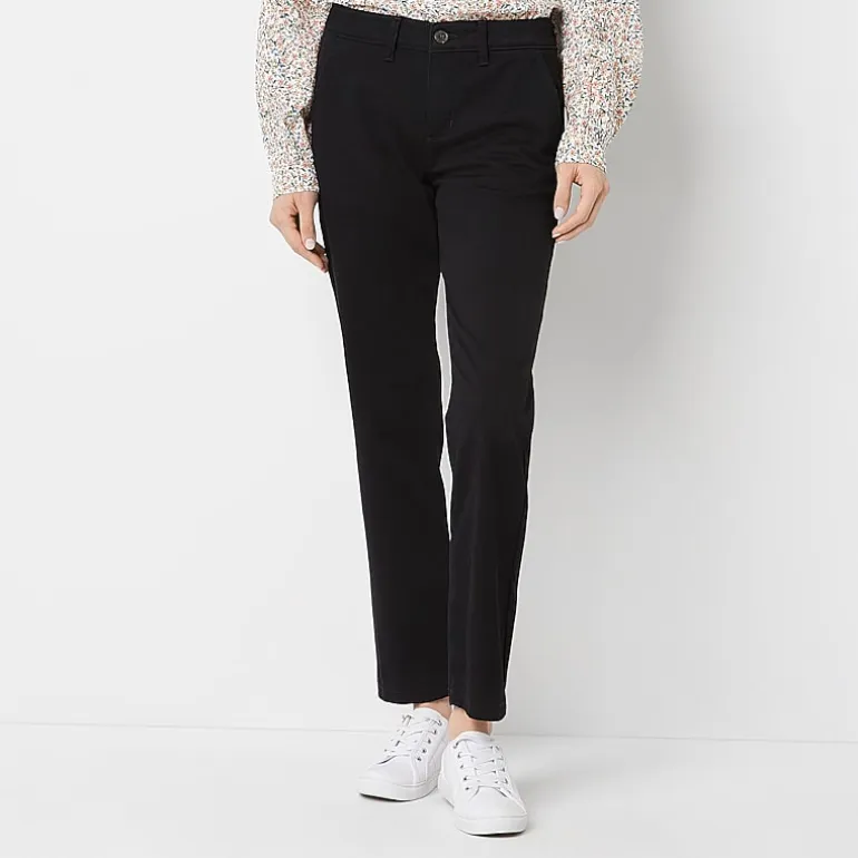 St. John's Bay Womens Tall Straight Mid Rise Pant