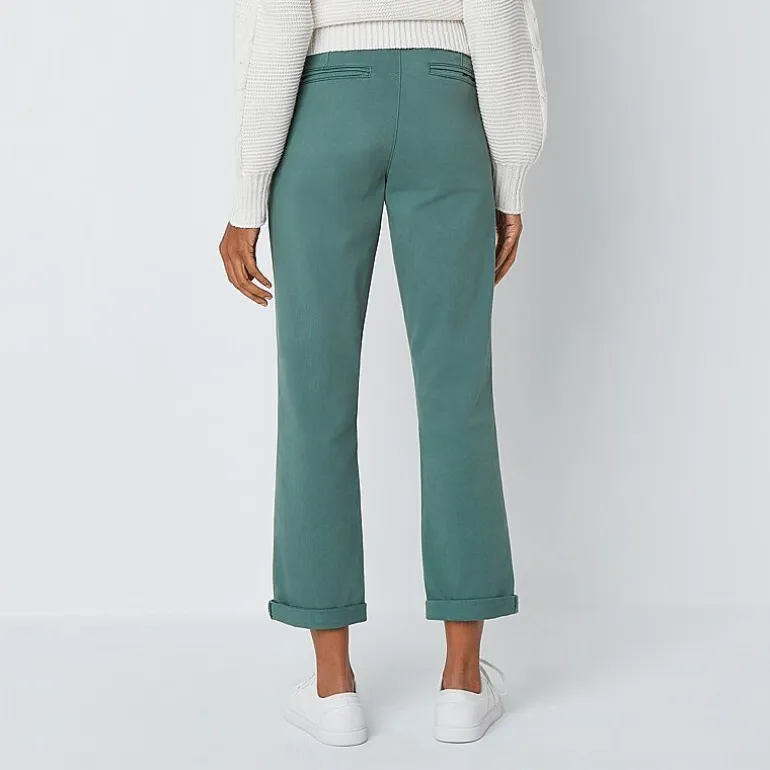 St. John's Bay Womens Tall Straight Mid Rise Pant