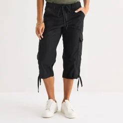 St. John's Bay Womens Tall Straight Mid Rise Capri Pant