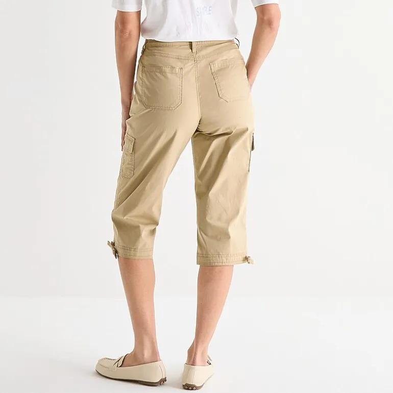 St. John's Bay Womens Tall Straight Mid Rise Capri Pant