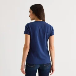 St. John's Bay Womens Tall V Neck Short Sleeve T-Shirt