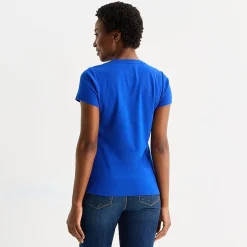 St. John's Bay Womens Tall V Neck Short Sleeve T-Shirt