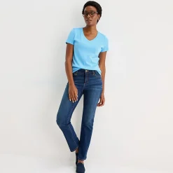St. John's Bay Womens Tall V Neck Short Sleeve T-Shirt