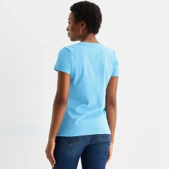 St. John's Bay Womens Tall V Neck Short Sleeve T-Shirt