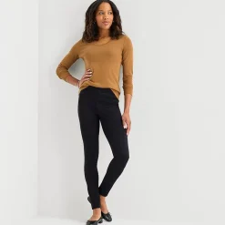 St. John's Bay Womens V Neck Long Sleeve T-Shirt