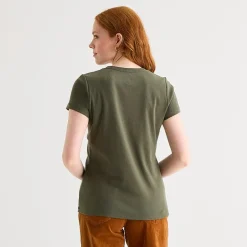 St. John's Bay Womens V Neck Short Sleeve T-Shirt