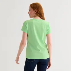 St. John's Bay Womens V Neck Short Sleeve T-Shirt
