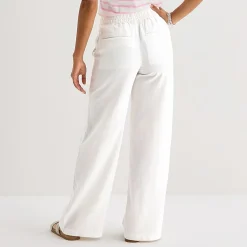 St. John's Bay Womens Wide Leg High Rise Pull-On Pant