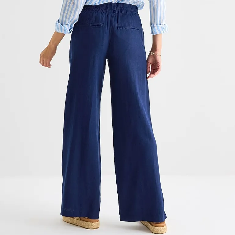 St. John's Bay Womens Wide Leg High Rise Pull-On Pant