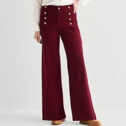 St. John's Bay Womens Wide Leg Trouser