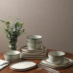 Stone + Lain Cairo 24-pc. Stoneware Dinnerware Set