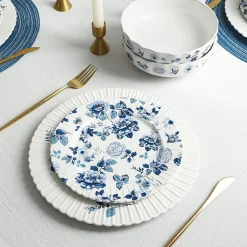 Stone + Lain Fiore 4-pc. Bone China Salad Plate