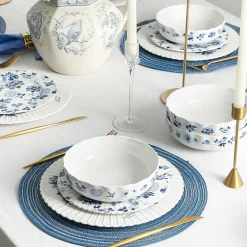 Stone + Lain Fiore 4-pc. Bone China Salad Plate