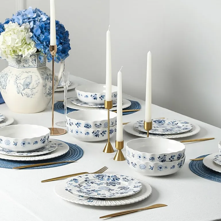 Stone + Lain Fiore 4-pc. Bone China Salad Plate
