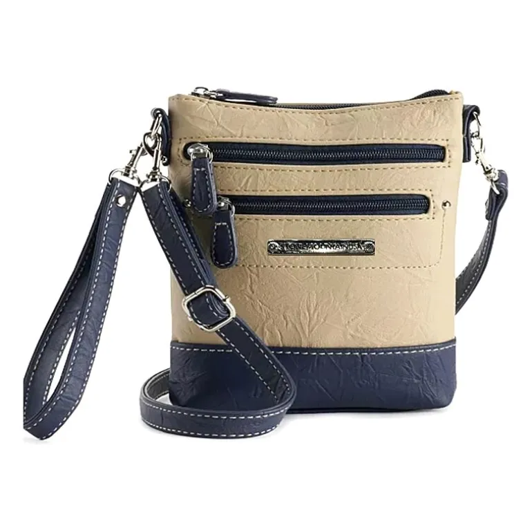 Stone Mountain North South 3-Bagger Washed Crossbody Bag