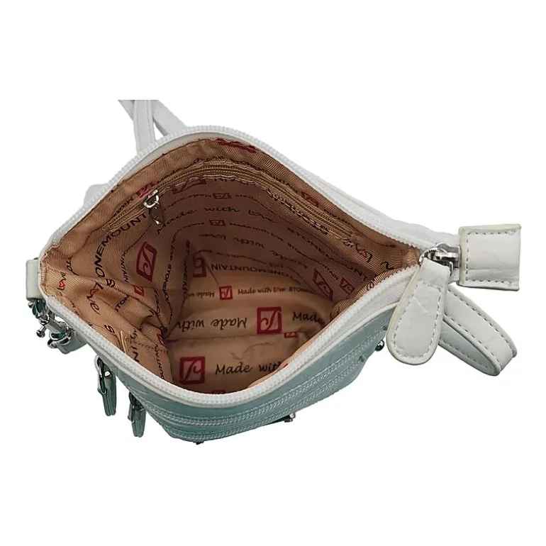 Stone Mountain North South 3-Bagger Washed Crossbody Bag