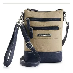 Stone Mountain North South 3-Bagger Washed Crossbody Bag