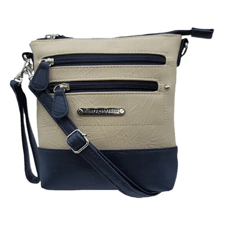 Stone Mountain North South 3-Bagger Washed Crossbody Bag