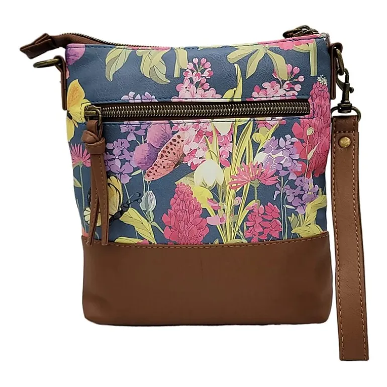 Stone Mountain North South 3-Bagger Washed Crossbody Bag