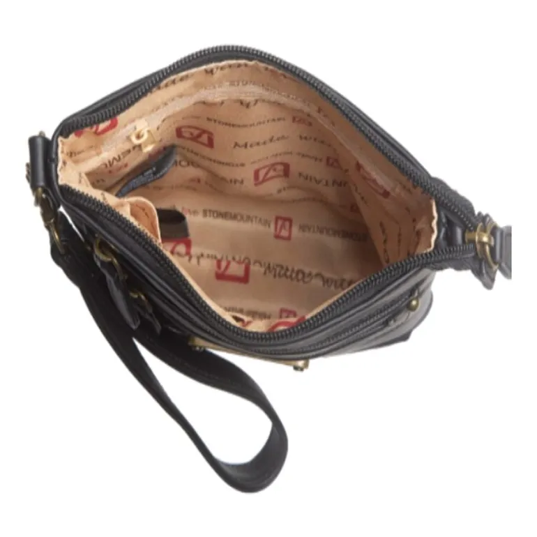 Stone Mountain North South 3-Bagger Washed Crossbody Bag
