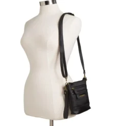 Stone Mountain North South 3-Bagger Washed Crossbody Bag
