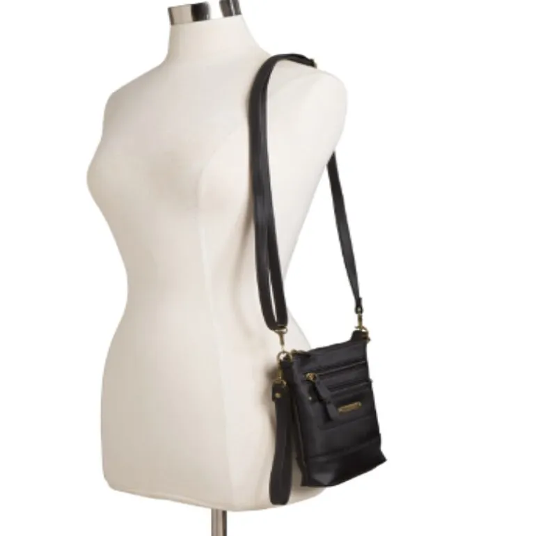 Stone Mountain North South 3-Bagger Washed Crossbody Bag