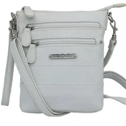 Stone Mountain North South 3-Bagger Washed Crossbody Bag