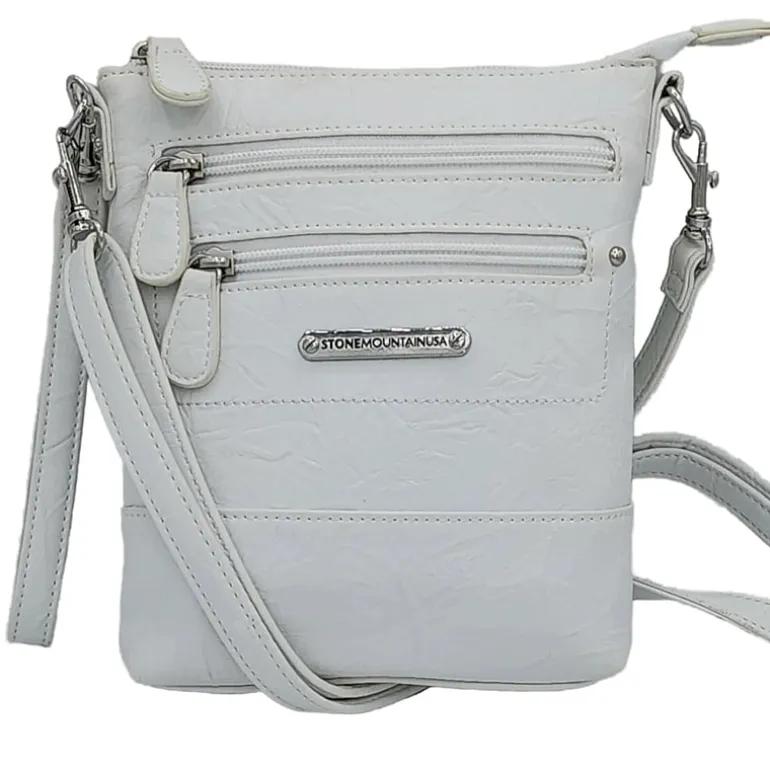 Stone Mountain North South 3-Bagger Washed Crossbody Bag