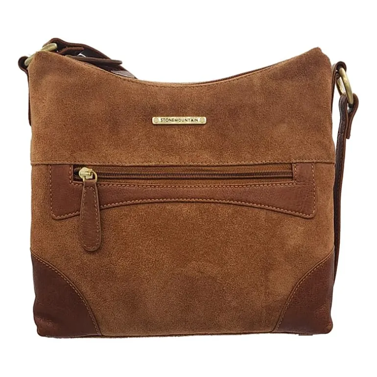 Stone Mountain Palamino Suede Irene Hobo Bag
