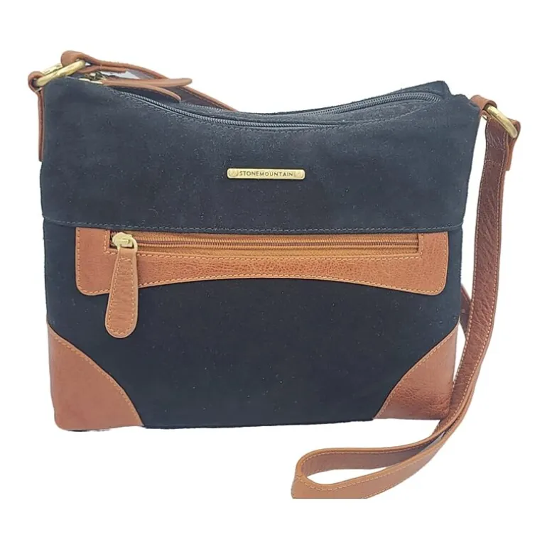 Stone Mountain Palamino Suede Irene Hobo Bag