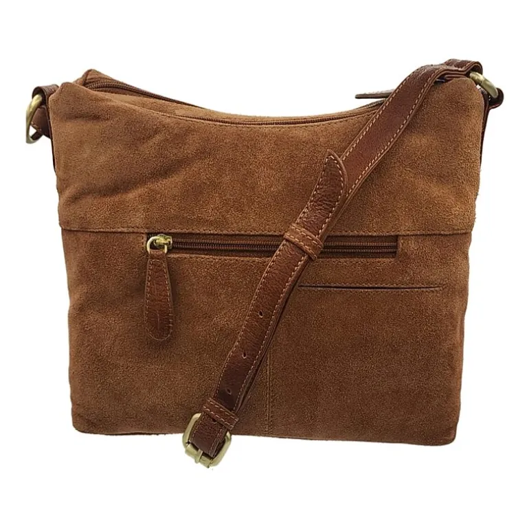 Stone Mountain Palamino Suede Irene Hobo Bag