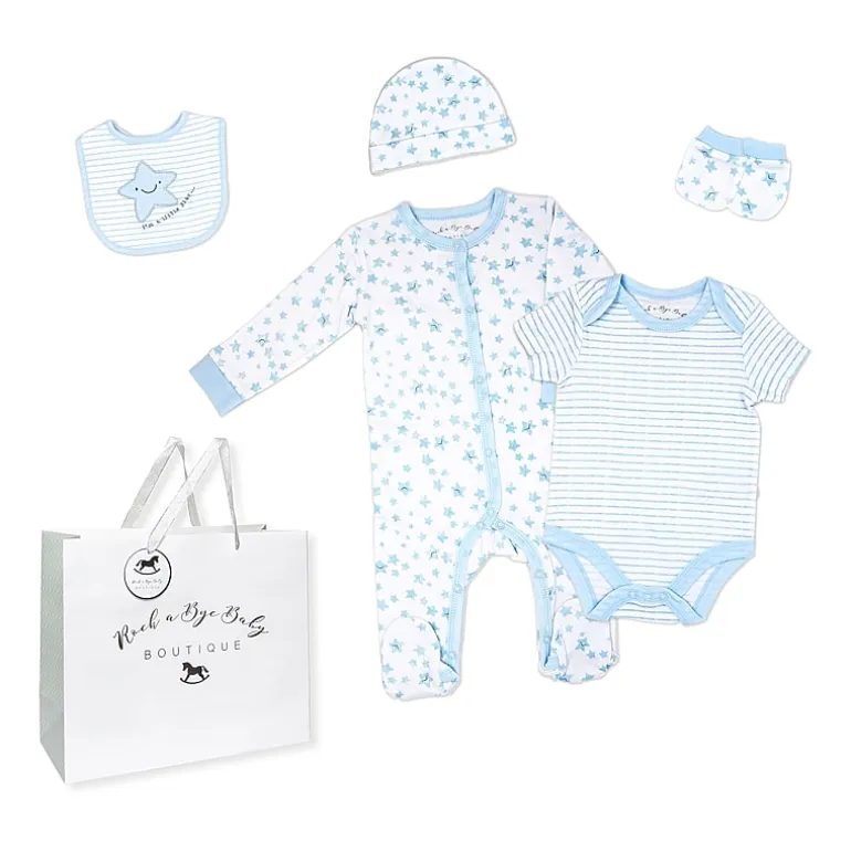 3 Stories Trading Company Baby Boys 5-pc. Layette Set