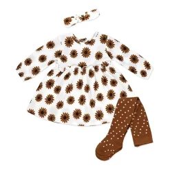 3 Stories Trading Company Baby Girls 3-pc. Long Sleeve A-Line Dress