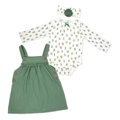 3 Stories Trading Company Baby Girls Floral 3-pc. Dress Set