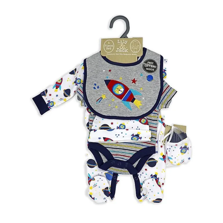 3 Stories Trading Company Baby Boys 5-pc. Baby Clothing Set