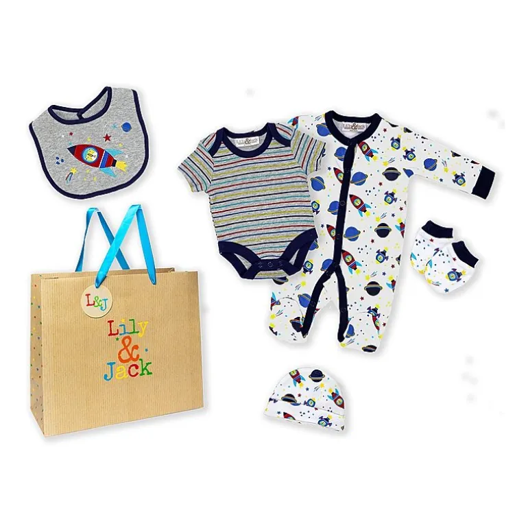 3 Stories Trading Company Baby Boys 5-pc. Baby Clothing Set