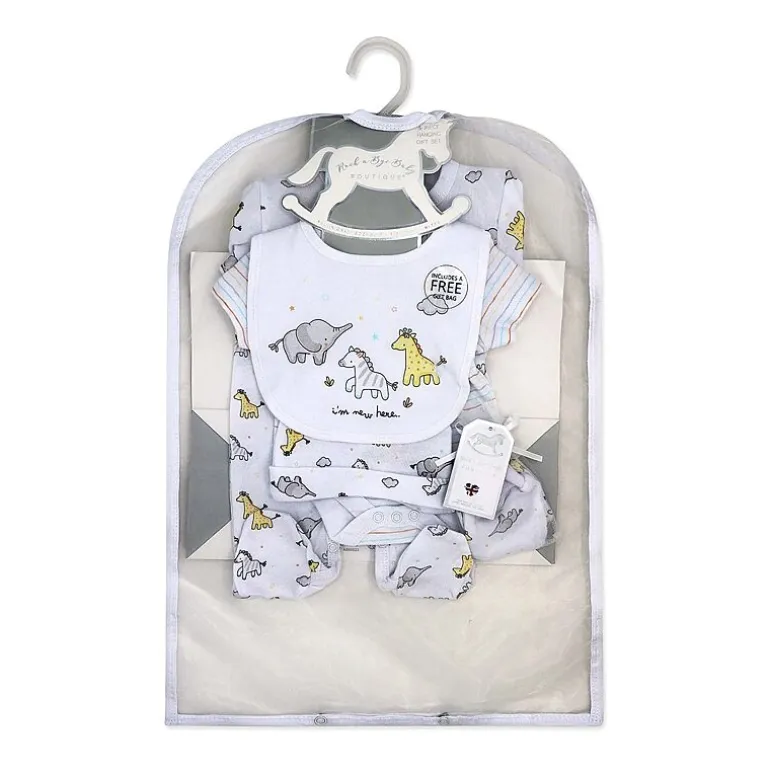3 Stories Trading Company Baby Unisex 5-pc. Baby Clothing Set