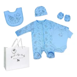 3 Stories Trading Company Baby Boys 5-pc. Baby Clothing Set