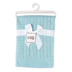 3 Stories Trading Company Baby Cable Knit Gift Set 2-pc. Baby Blanket