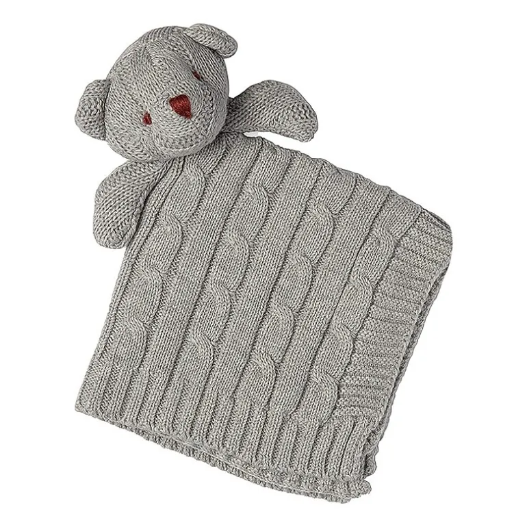 3 Stories Trading Company Baby Cable Knit Gift Set 2-pc. Baby Blanket