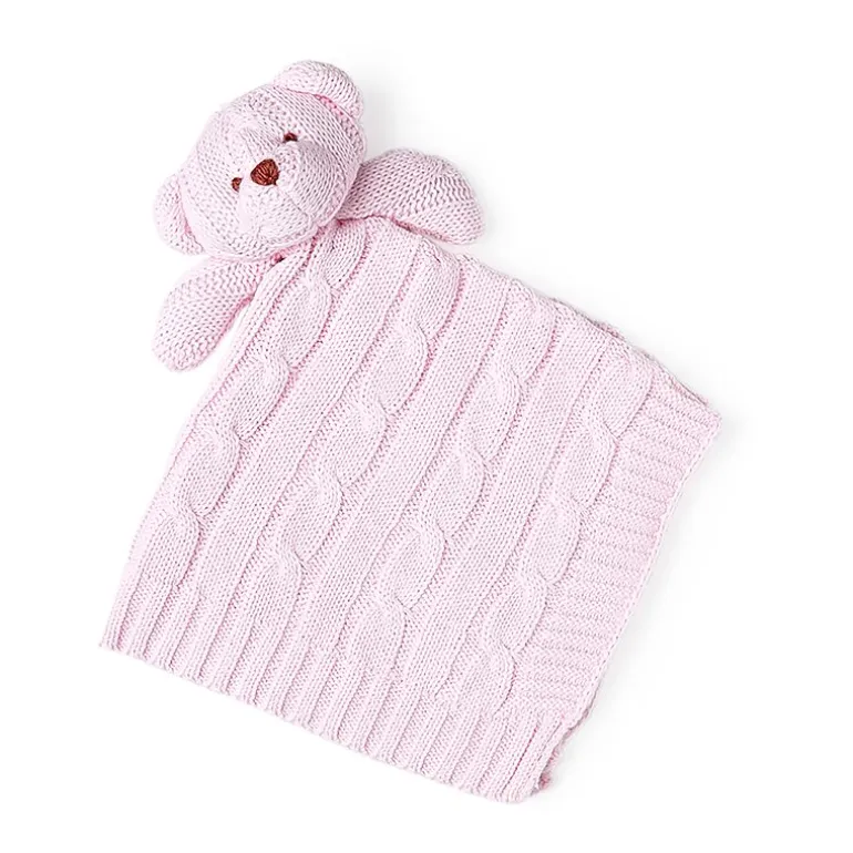 3 Stories Trading Company Baby Cable Knit Gift Set 2-pc. Baby Blanket