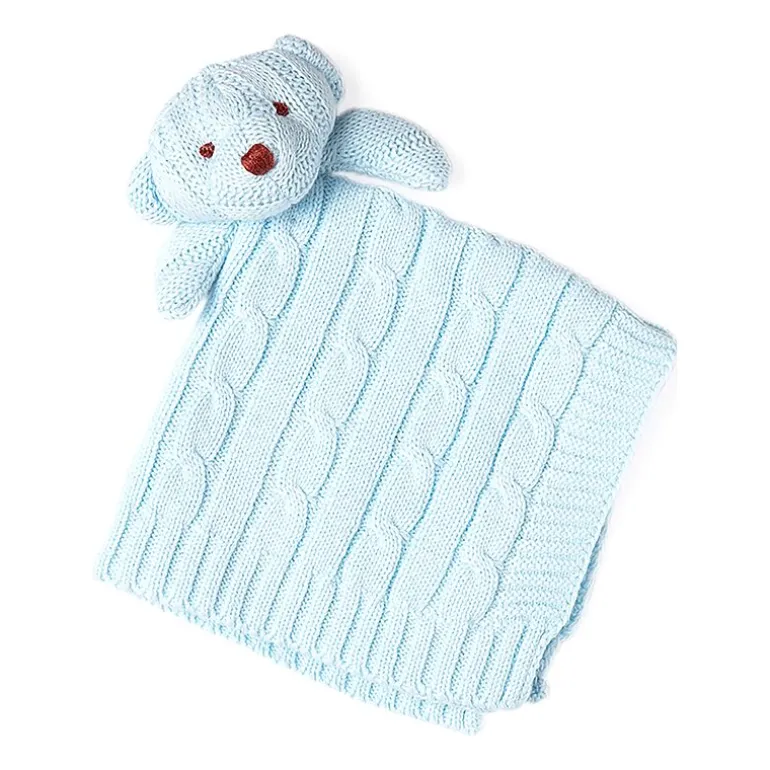 3 Stories Trading Company Baby Cable Knit Gift Set 2-pc. Baby Blanket
